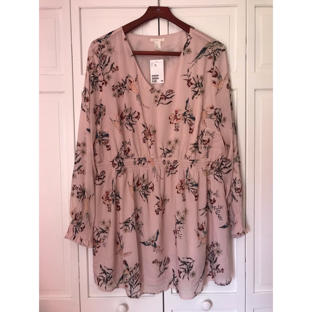 H&M Floral Maternity Shirt XXL